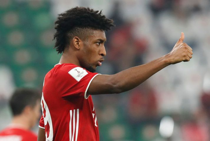 Kingsley Coman vill vera hjá Bayern München enn um sinn.