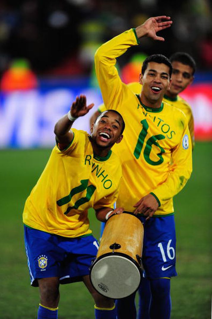 Robinho í stuði.
