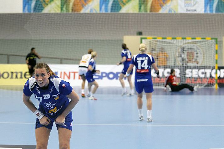 Anna Úrsúla Guðmundsdóttir vill ekki horfa þegar íslenska landsliðið fær víti á HM í Brasilíu.