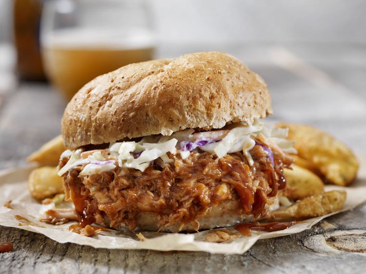 Rifið grísakjöt er til dæmis vinsælt í borgara og samlokur.
