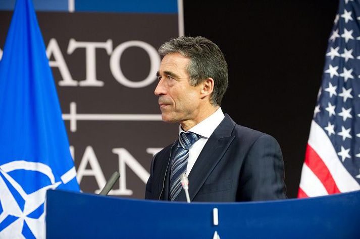 Fogh Rasmussen segir Medvedev Rússlandsforseta ekki hafa útilokað frekari viðræður við NATO um eldflaugavarnir og vill reyna til þrautar að ná samkomulagi. mynd/NATO