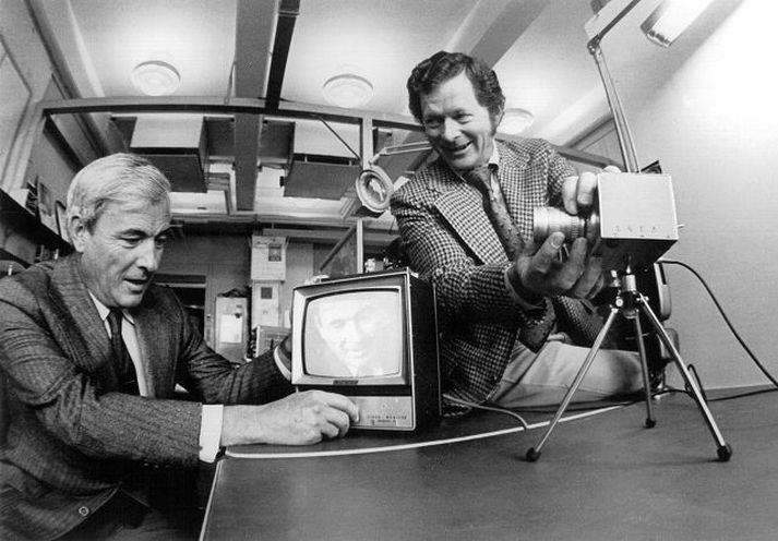 Willard S. Boyle og George E. Smith Þem tókst að búa til stafræna ljósmyndavél fyrir nærri hálfri öld.
nordicphotos/AFP