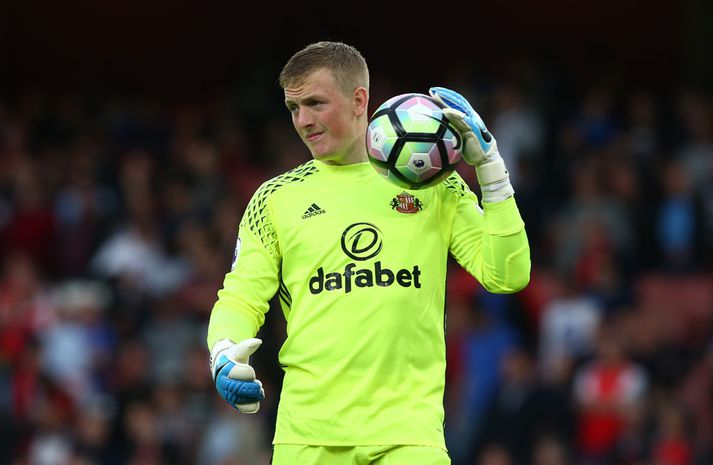 Jordan Pickford í leik með Sunderland.