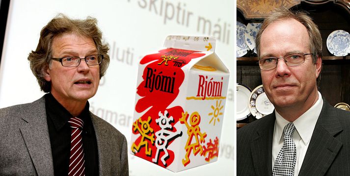 Einar Sigurðsson, forstjóri Mjólkursamsölunnar, hafnar fullyrðingum Þórólfs Matthíassonar hagfræðings um meint ofurverð á rjóma.