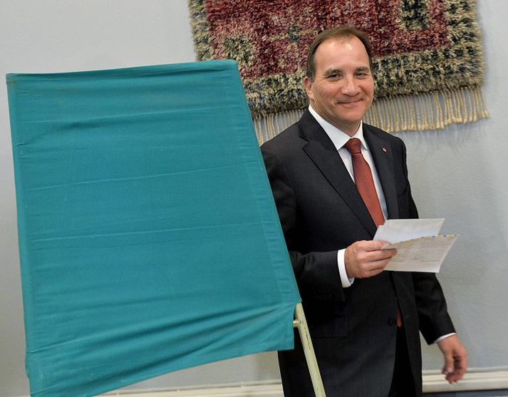 Stefan Löfven Það kemur í hlut leiðtoga jafnaðarmanna að reyna myndun nýrrar ríkisstjórnar.