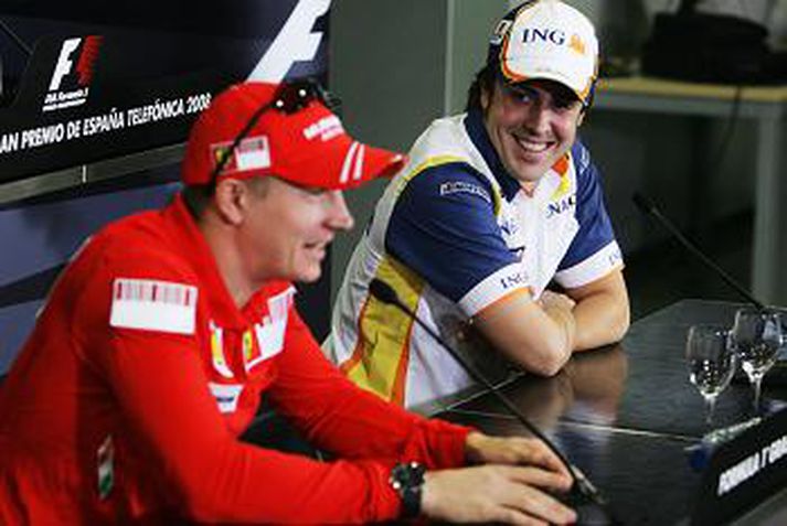 Kimi Raikkönen víkur sæti hjá Ferrari fyrir Fernando Alonso.