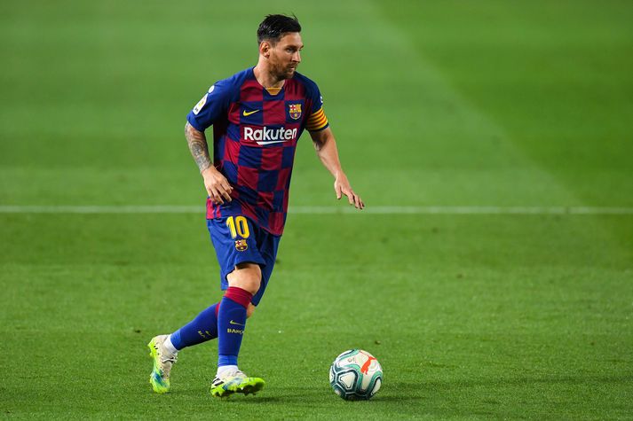 Lionel Messi er fyrirliði Barcelona og markahæsti leikmaður í sögu félagsins.