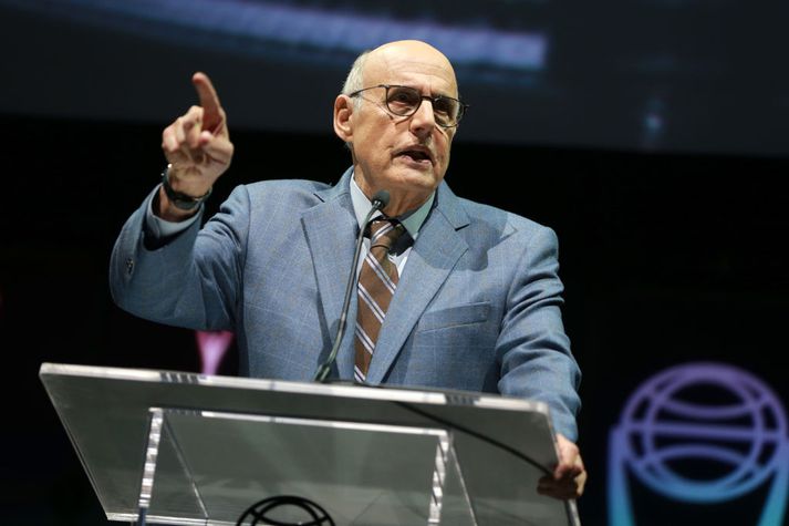 Jeffrey Tambor sést hér á Clio-verðlaunahátíðinni í upphafi mánaðarins.