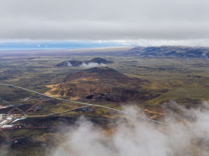 Land hefur risið við Þorbjörn við Grindavík undanfarið.