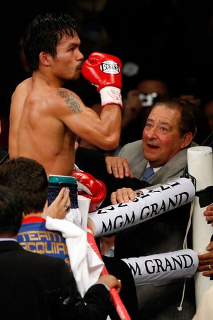 Manny „Pac-Man“ Pacquiao ásamt Bob Arum.