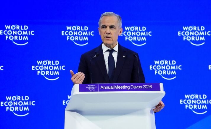 Ræða Mark Carney, forsætisráðherra Kanada, í Davos í gær hefur vakið mikla athygli.