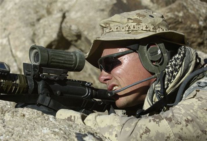 Hermaður í Afganistan.