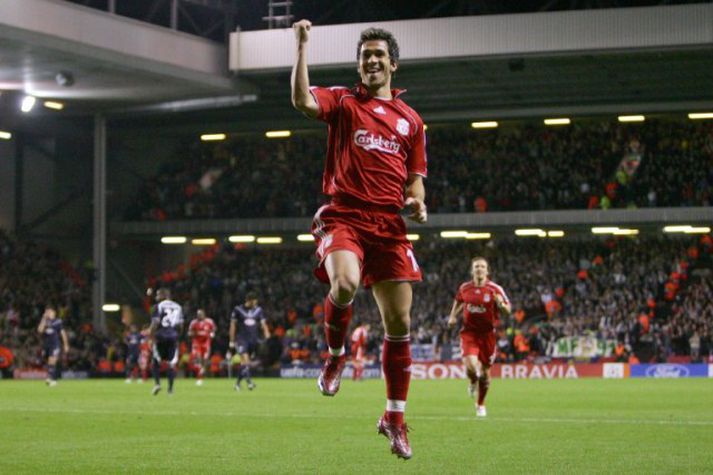 Garcia í leik með Liverpool á sínum tíma. Mynd./ AFP
