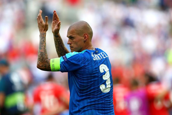 Skrtel í leik á EM.