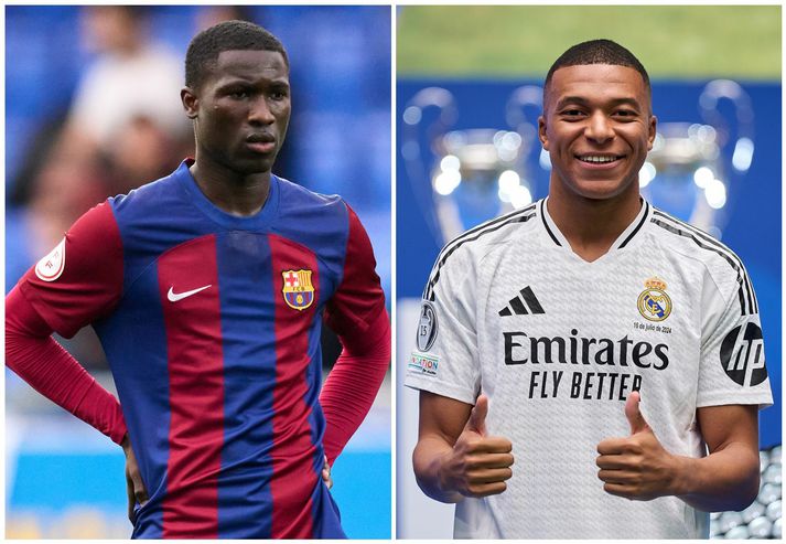 Mamadou Mbacke er nú orðinn fullgildur leikmaður Barcelona og því smá svar við því að Real Madrid samdi við Kylian Mbappe.