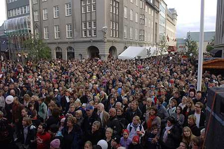 Frá menningarnótt í hitteðfyrra.