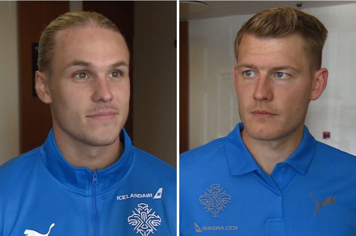 Arnór Sigurðsson er á förum frá sínu liði en Alfreð vill vera kyrr. 