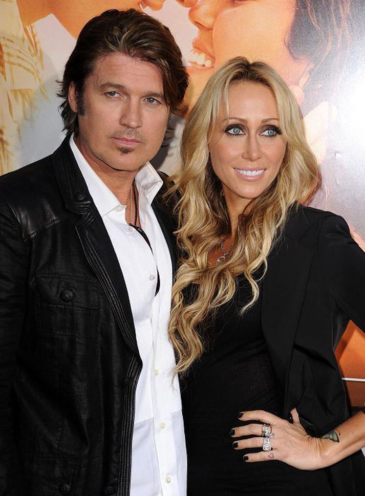 Þau Billy Ray Cyrus og Tish Cyrus hafa verið saman í 22 ár. Þau eru hætt við að skilja.getty/nordicphotos