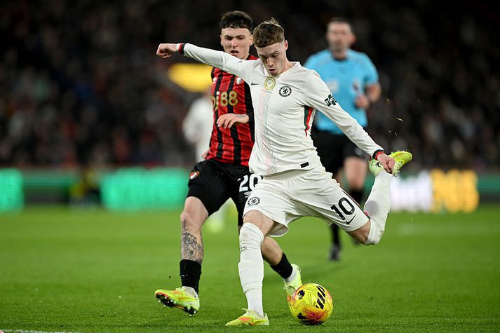 Cole Palmer kom inn í byrjunarlið Chelsea í dag en það skilaði ekki mörkum að þessu sinni.