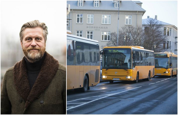 Eyþór tók strætisvagna borgarinnar sérstaklega fyrir í grein sinni í Morgunblaðinu á mánudag.