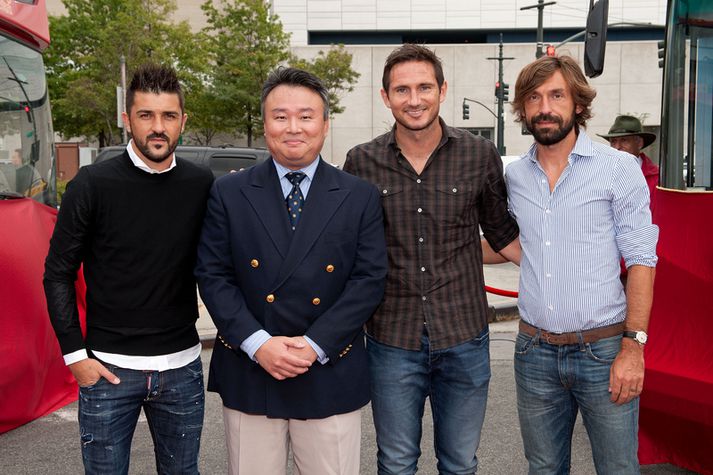 David Villa, Frank Lampard og Andrea Pirlo eru allir á mála hjá NYC FC.