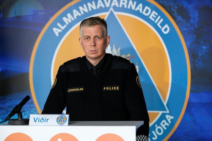 Víðir Reynisson yfirlögregluþjónn almannavarnasvið ríkislögreglustjóra.