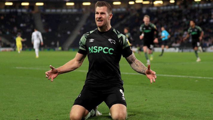 Derby County verður á skjánum í kvöld.