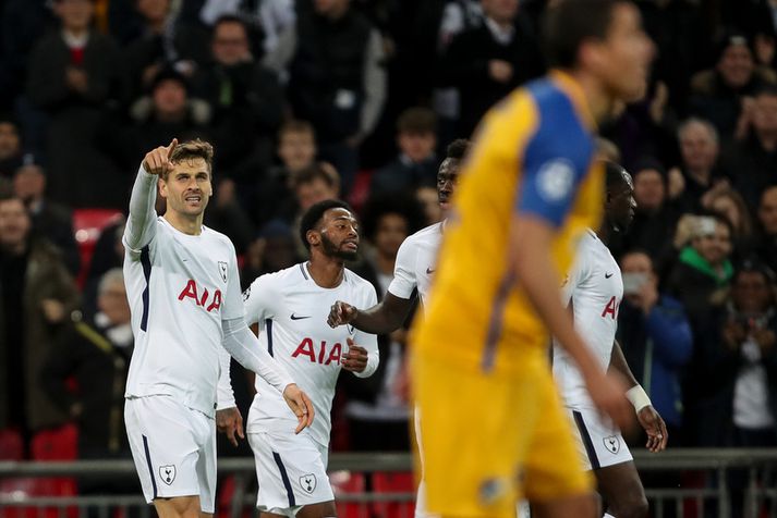 Fernando Llorente fagnar marki sínu.