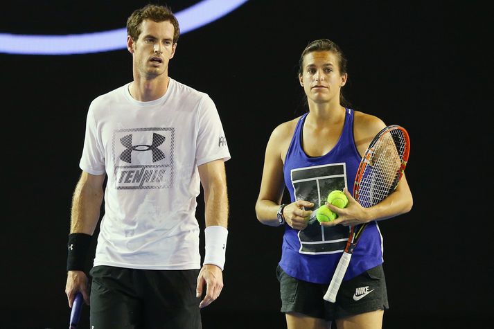 Amelie Mauresmo þjálfaði Andy Murray í tvö ár.