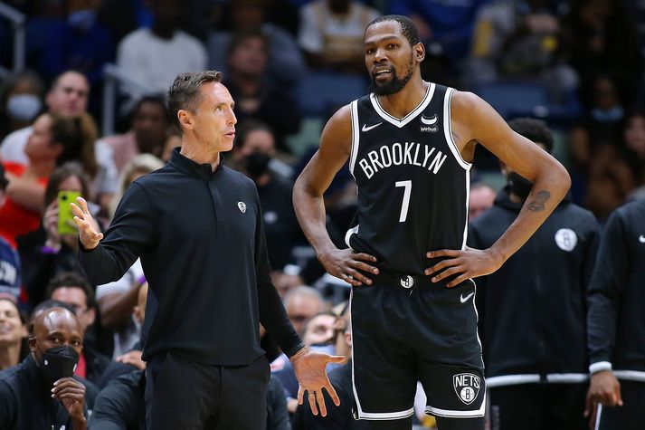 Kevin Durant vill losna við Steve Nash sem þjálfara Brooklyn Nets.