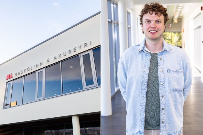 Aðalbjörn Jóhannsson er forseti framkvæmdarstjórnar Stúdentafélags Háskólans á Akureyri. 