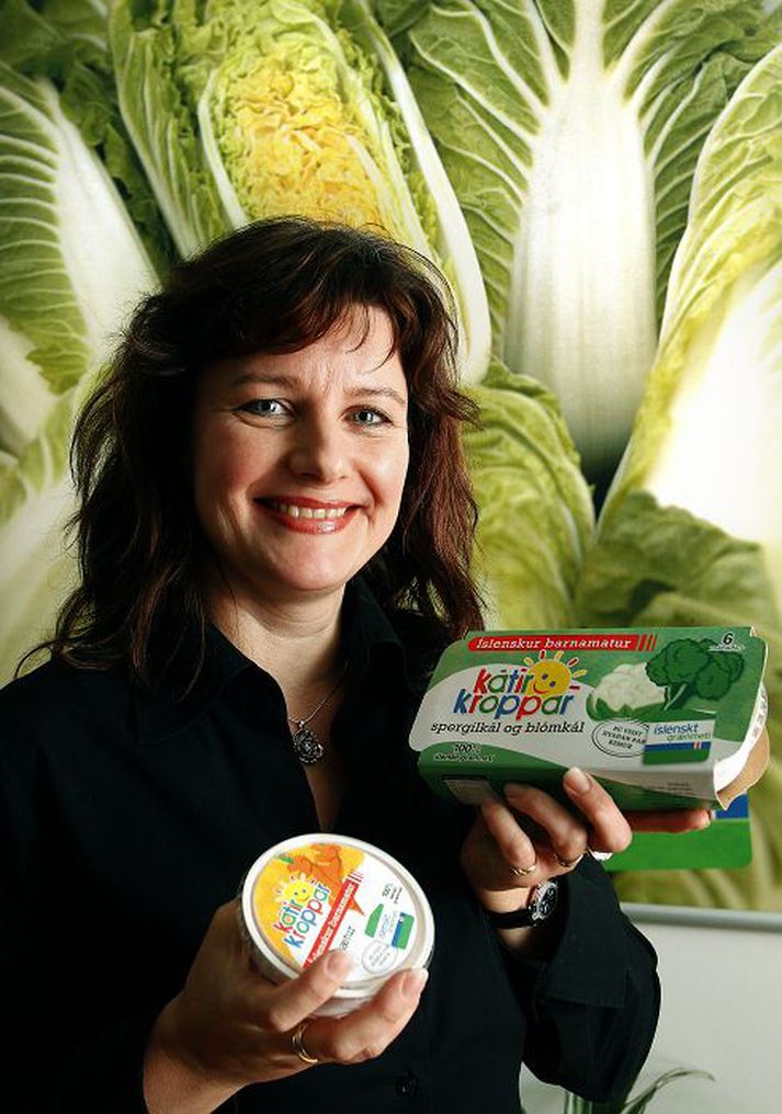Kristín Linda Sveinsdóttir, markaðsstjóri Sölufélags garðyrkjumanna, segir eingöngu besta hráefni notað í framleiðslu Kátra kroppa.