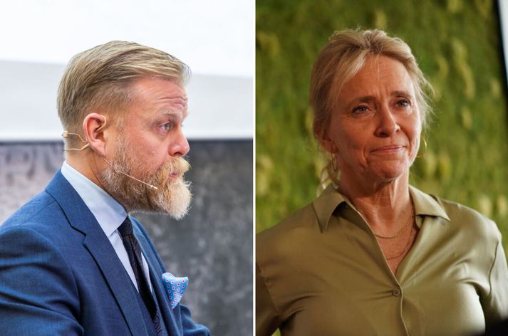 Aðstoðarmaður Þorgerðar Katrínar utanríkisráðherra segir Þorgerði hafa fundað með Ásgeiri Jónssyni, Seðlabankastjóra til að ræða stöðu heimsmála. 
