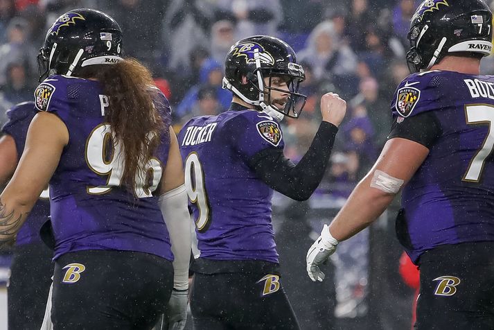 Justin Tucker er sparkari Baltimore Ravens