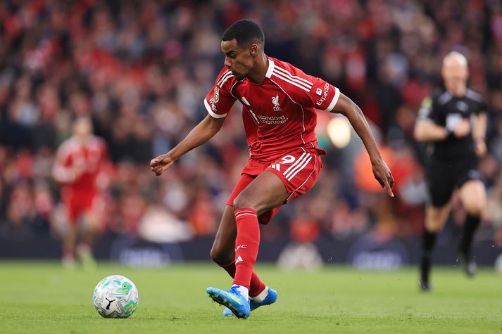 Alexander Isak var keyptur fyrir metfé og í kvöld gæti hann byrjað að borga félaginu eitthvað til baka takist Liverpool að komast áfram í Meistaradeildinni.