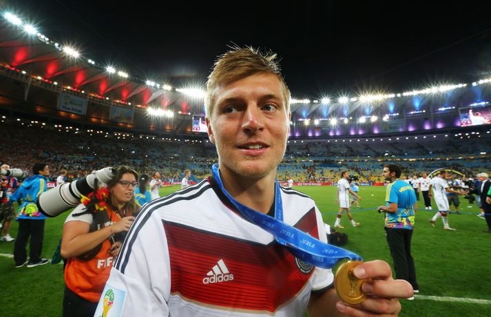 Toni Kroos eftir úrslitaleik HM 2014 þar sem Þýskaland sigraði Argentínu, 1-0.