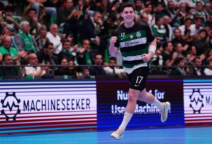 Orri Freyr Þorkelsson stóð fyrir sínu í kvöld.