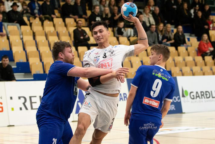 Kristján Örn lék með ÍBV áður en hann hélt til Frakklands.