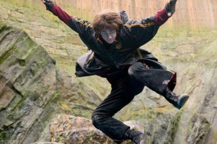 Hoppandi hýr Harry Potter.