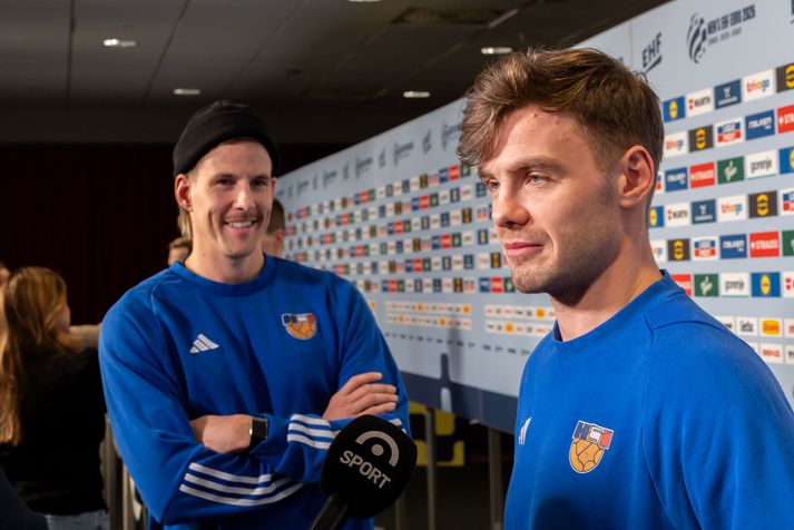 Óðinn Þor haggaðist ekki þrátt fyrir pressuna frá Bjarka.