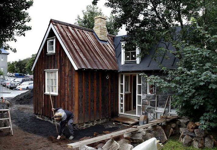 Enn er óvíst hvað gert verður við húsið að endurgerð lokinni. Þorsteinn segir ýmsar hugmyndir uppi, ein sé sú að leigja húsið til ferðamanna. 
Fréttablaðið/GVA