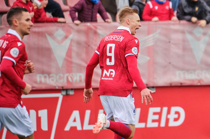 Patrick Pedersen er kominn með níu mörk í Bestu deildinni í sumar.