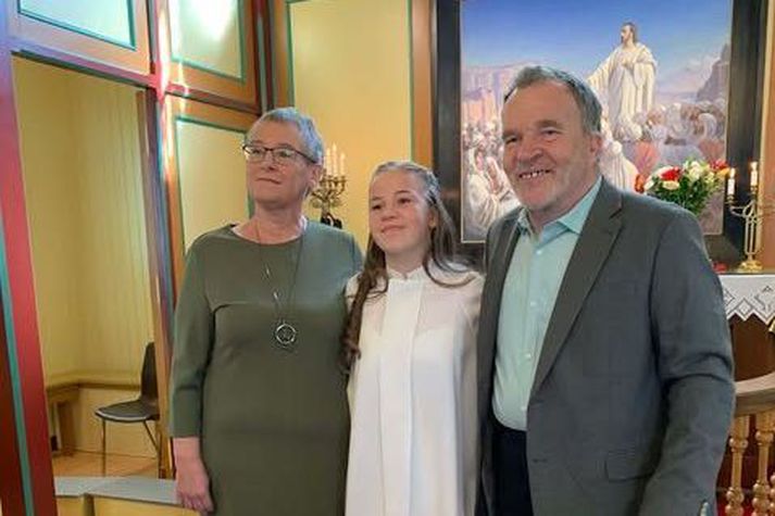 Brynja Þrastardóttir er ekkja Hjörleifs Hauks.