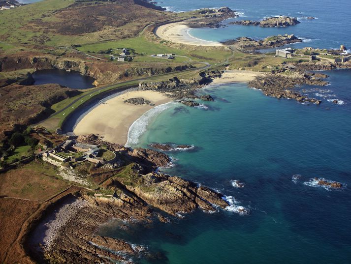 Alderney eyjan hefur yfir að búa gríðarlegri náttúrufegurð. 