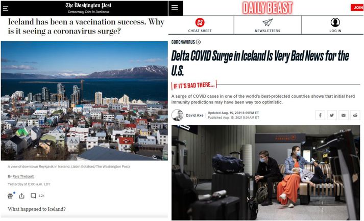 Þróunin á Íslandi hefur vakið mikla athygli vestanhafs.