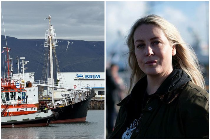 Valgerður Árnadóttir er formaður Hvalavina. 