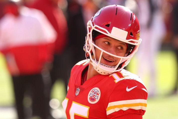 Patrick Mahomes er stórkostlegur leikmaður sem virðist alltaf getað stigið á bensíngjöfina þegar Kansas City Chiefs liðið þarf á því að halda.