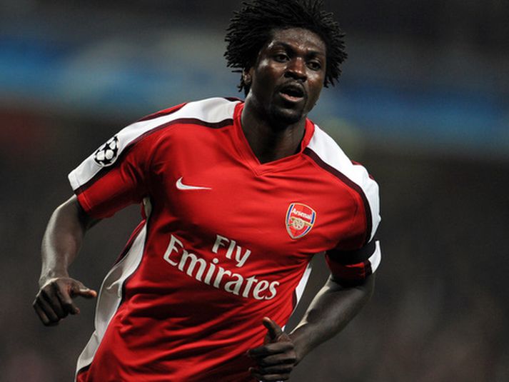 Emmanuel Adebayor hefur orðið að stjörnu hjá Arsenal.
