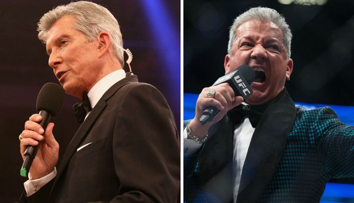 Fagmennirnir Michael og Bruce Buffer.