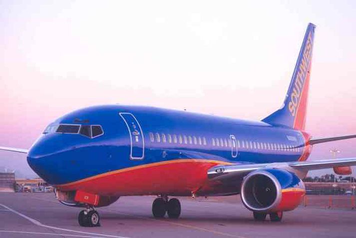 Flugvél frá flugfélaginu Southwest Airlines